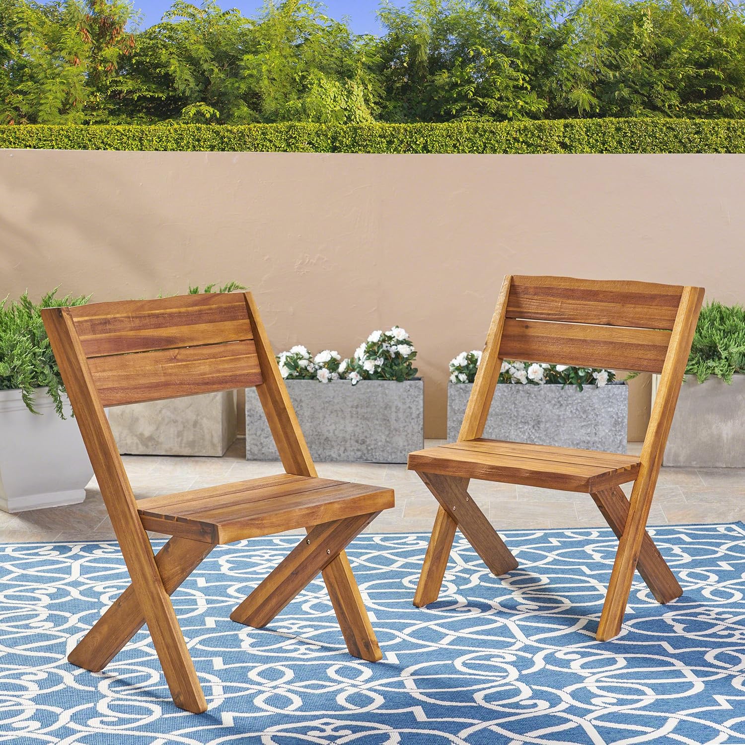 Amazon Com Christopher Knight Home 304408 Irene Outdoor Acacia