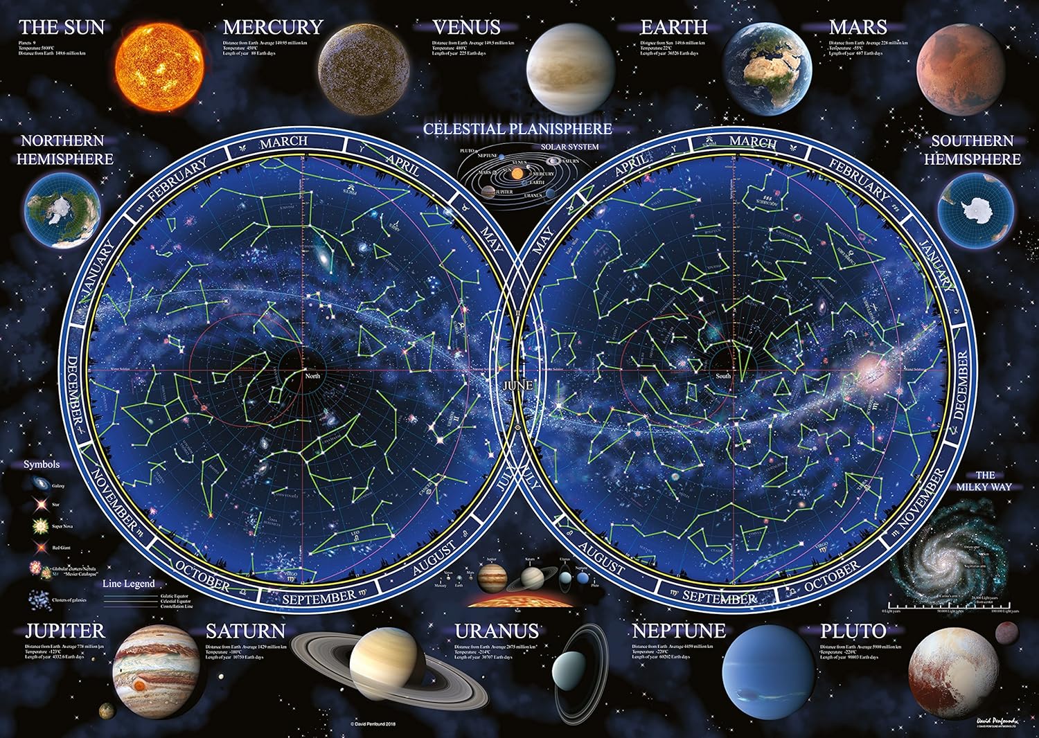 Jigsaws Puzzles Ravensburger Celestial Planisphere 1000pc Jigsaw Puzzle 199 Jigsaw Puzzles Jigsaws Puzzles