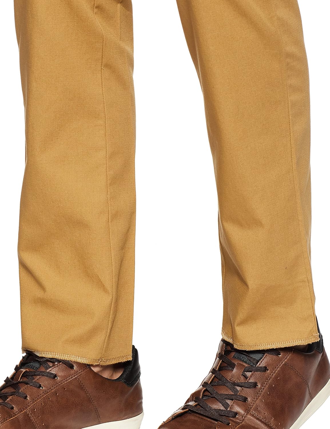 peter england men's super slim fit casual trousers