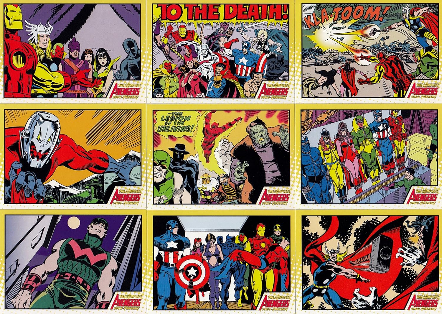 THE COMPLETE AVENGERS 1963 PRESENT 2006 RITTENHOUSE BASE CARD SET 81