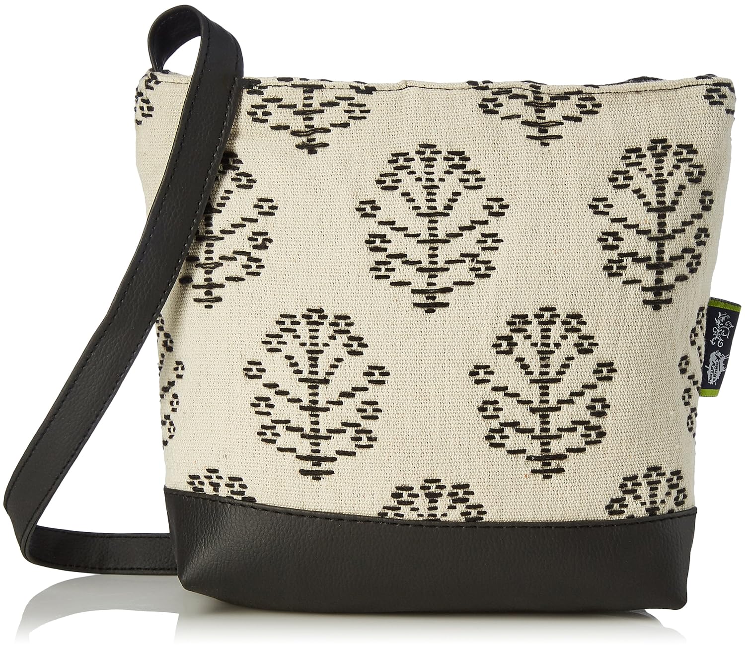 kanvas katha stylish jacquard sling collection women's bag (multi-color) ()