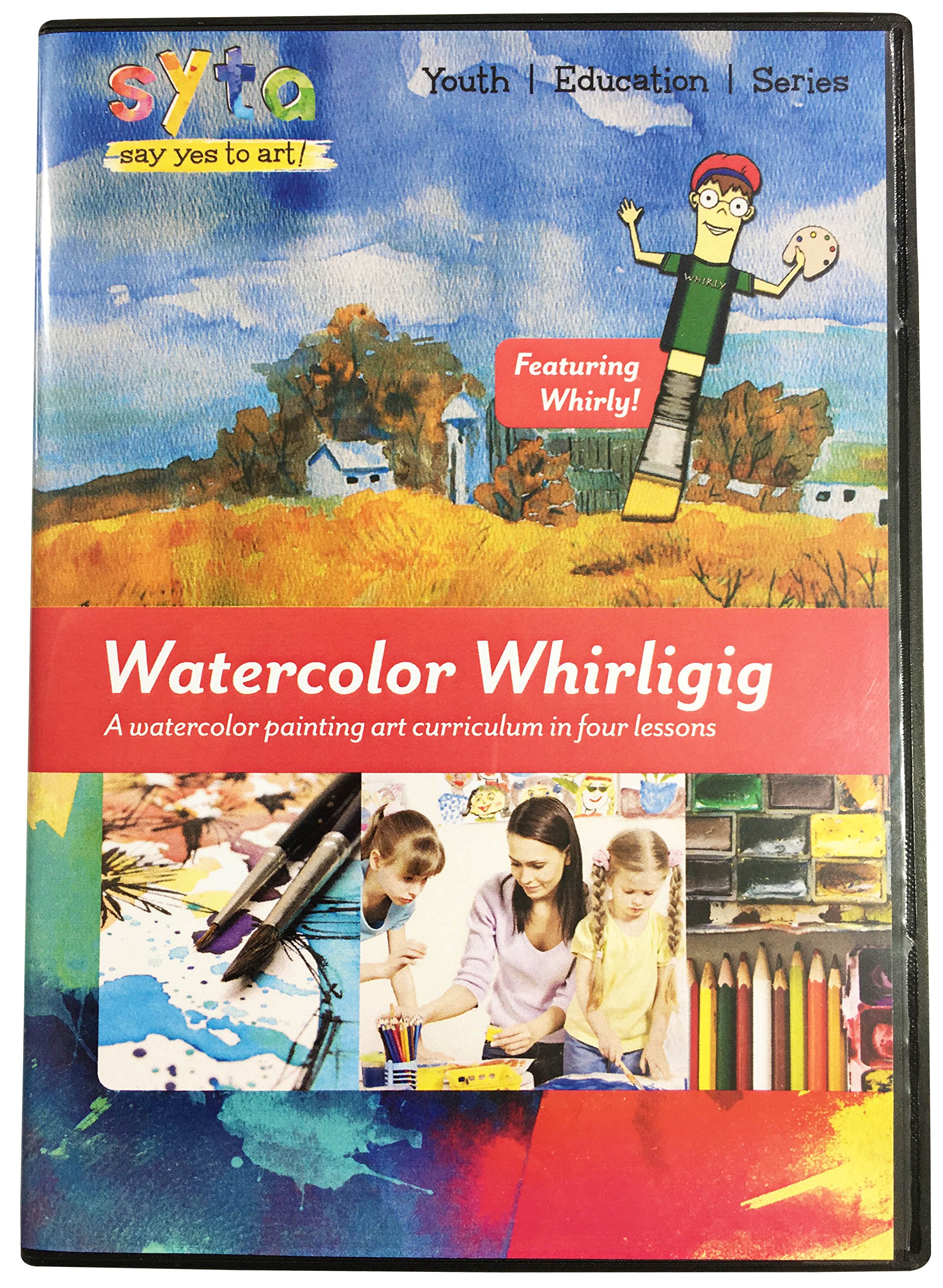 Learn Watercolor Painting in 4 Easy Lessons DVD | Country Life | How To Paint with Watercolor | Watercolor Techniques DVD | Landscape Art | Watercolor Painting Lessons Video | Watercolor DVD| Volume 1