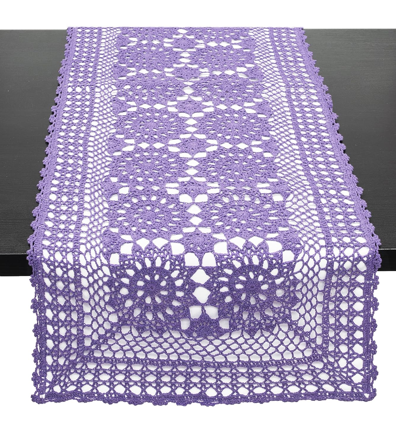 Best purple lace table runner