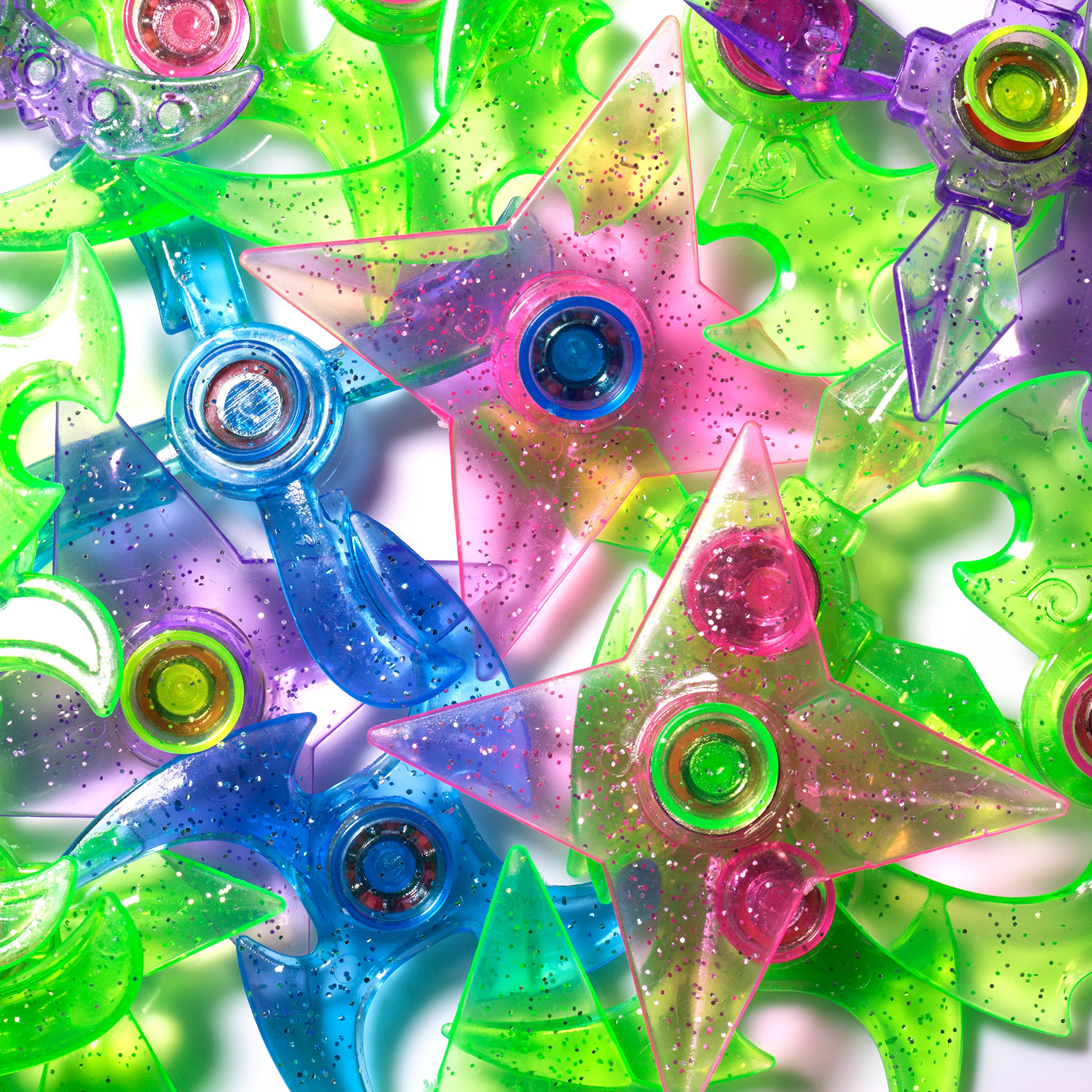 Mini Finger Gyro Fidget Spiral Twister Toys Party Pack (20 Pieces) by Lugumy