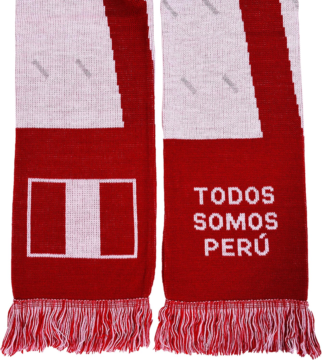 Peru Soccer Knit Scarf: Clothing