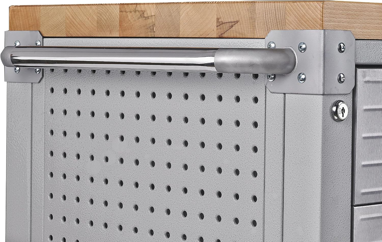 Seville Classics Workbench, Cabinet, Stainless Steel, One Size - Image 5