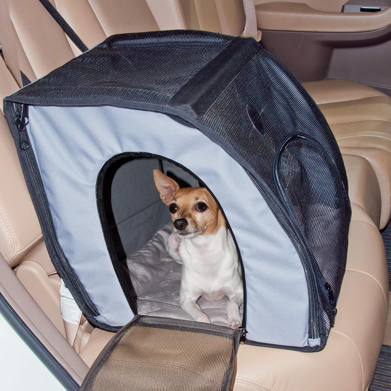 K&H Pet Products Travel Safety Pet Carrier Small Gray 17" x 16" x 15" : Pet Carriers : Pet Supplies