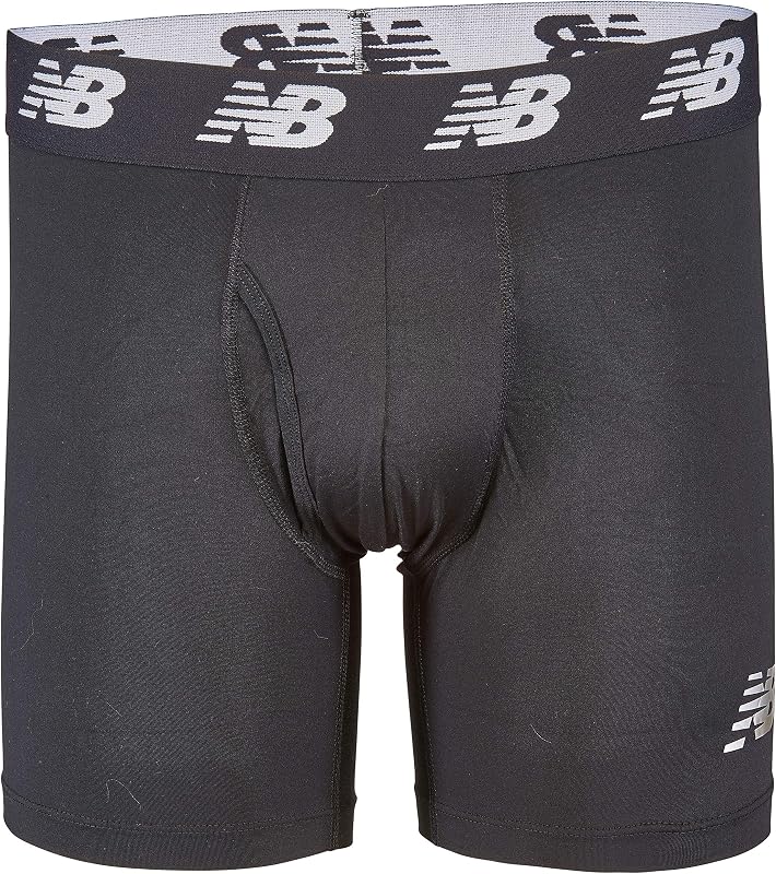 Cuecas boxer masculinas sem bragueta (4 unidades), pretas, 5XL