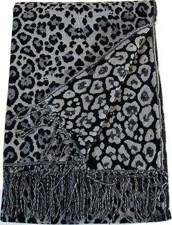 echarpe motif leopard