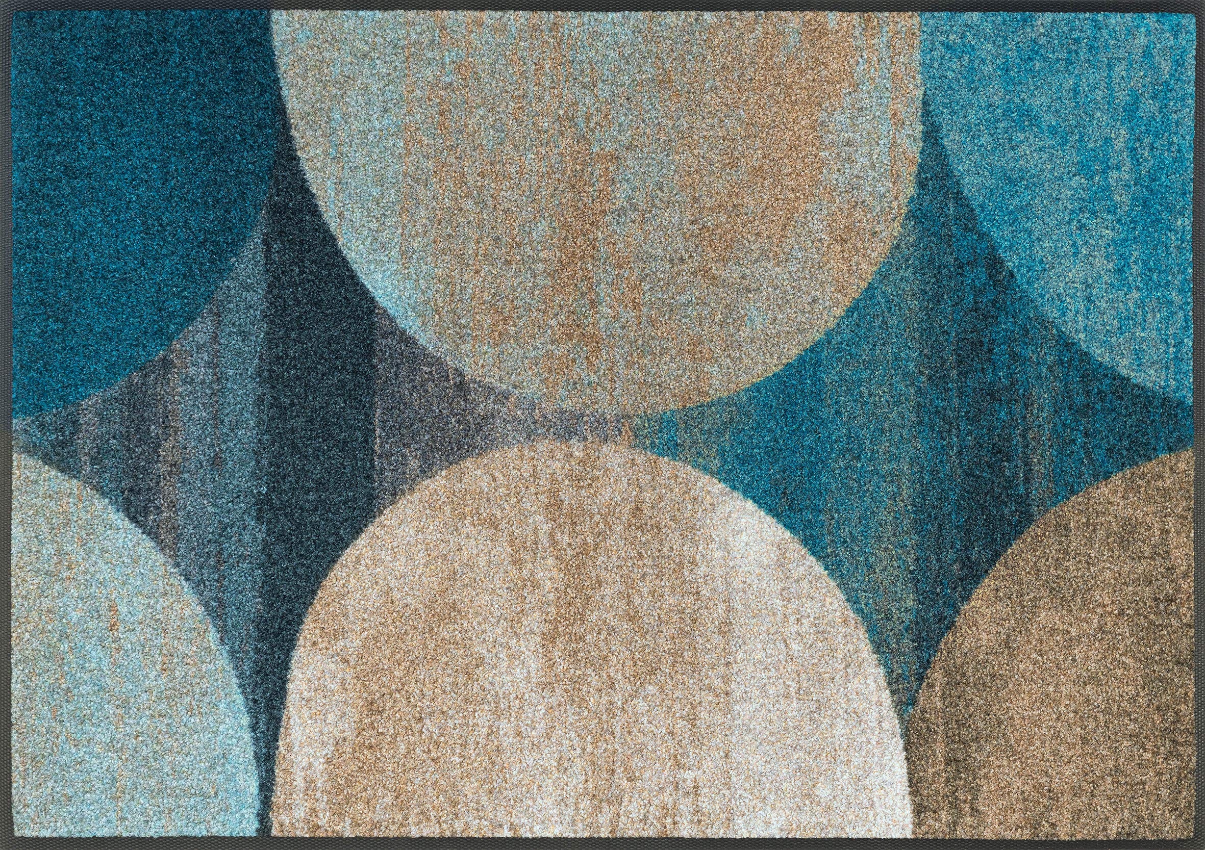 Wash+Dry Doormat, Polyamide, Blue, 60x85 cm — image 1