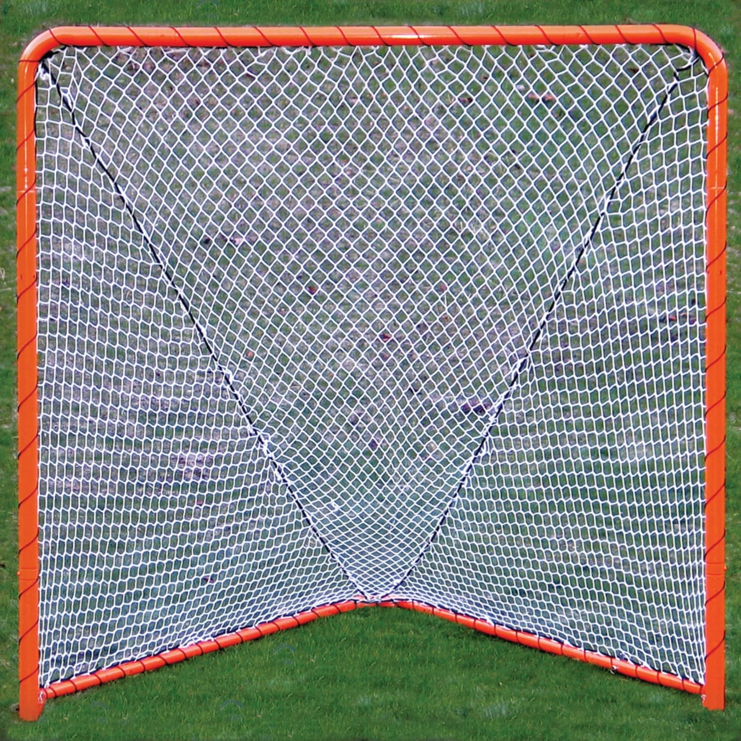 EZGoal 2” Professional folding 6' x 6' lacrosse Metal Goal with a Pro LAX Rocket Throwback Rebounder Trainer to Practice Your Passes and Catches, Orange, 6 x 6-Feet (87615) : Lacrosse Nets Goals : Sports & Outdoors