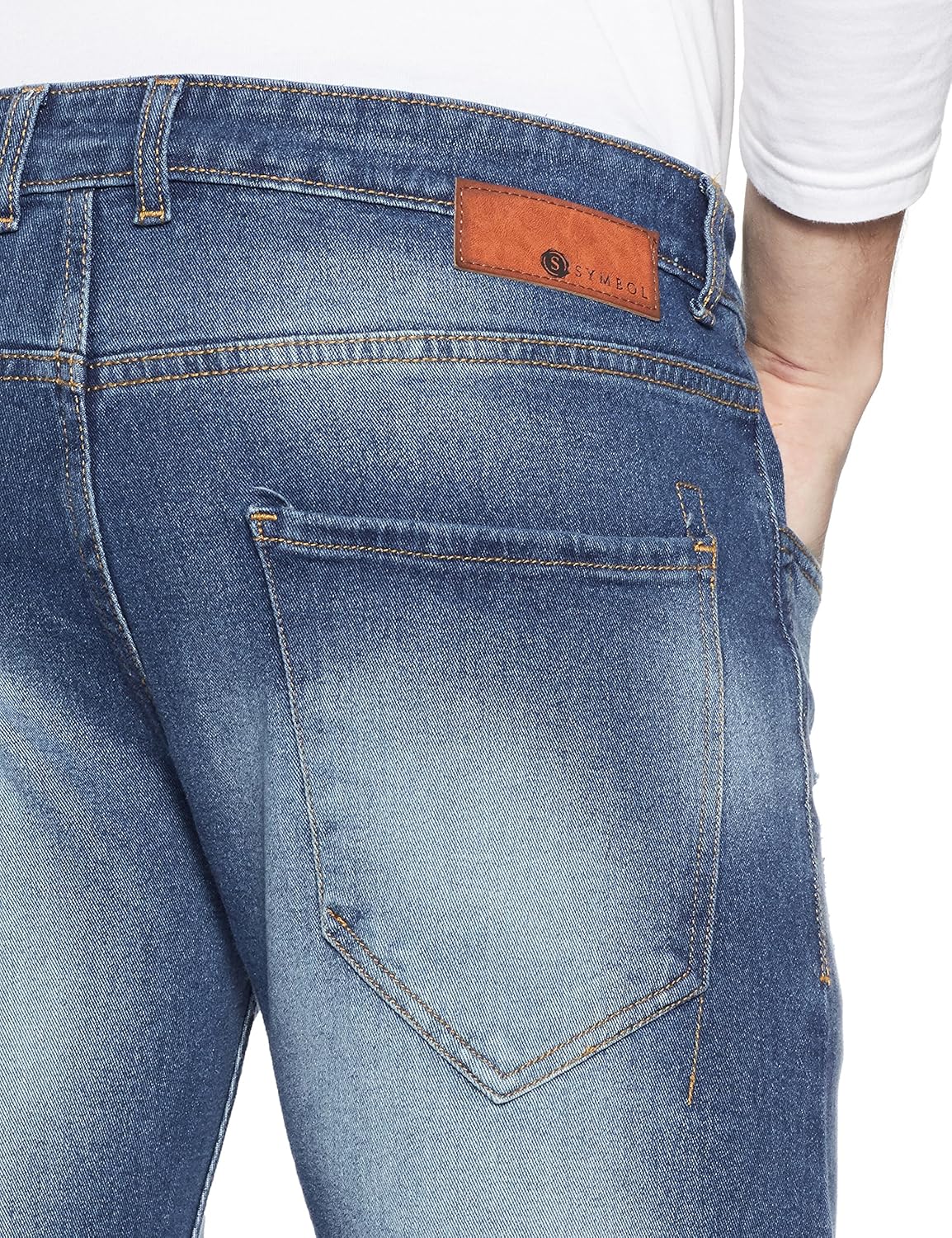 symbol amazon brand men's relaxed fit jeans