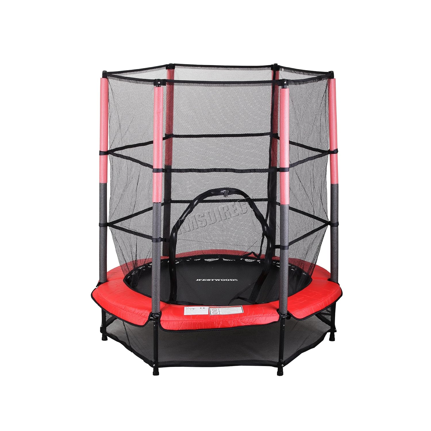 WestWood NEW Mini Trampoline 4.5FT 55" with Safety Net Enclosure