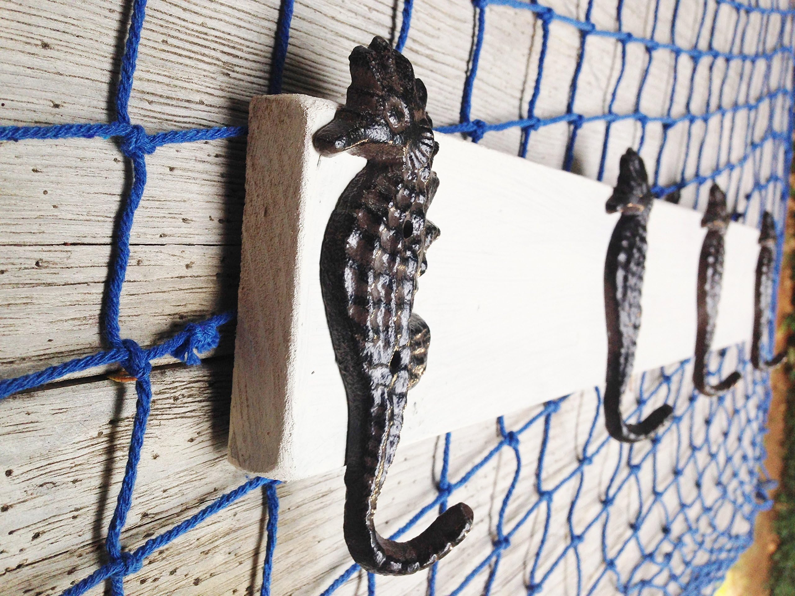 Seahorse Towel Rack, Coat Rack Key, Purse You Name it Holder Dock Cleat Coat Rack