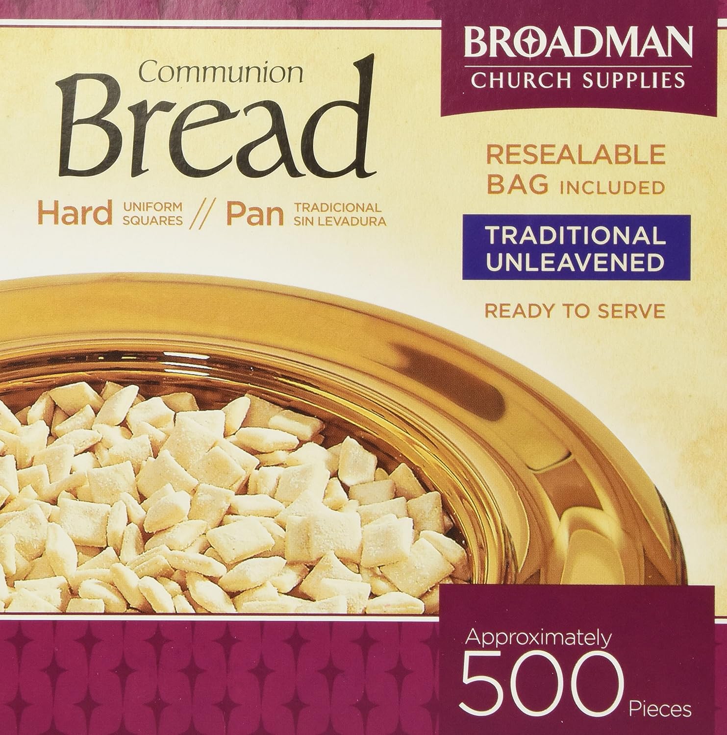 Communion Bread 5 oz, approx. 500 pieces Ingramcontent