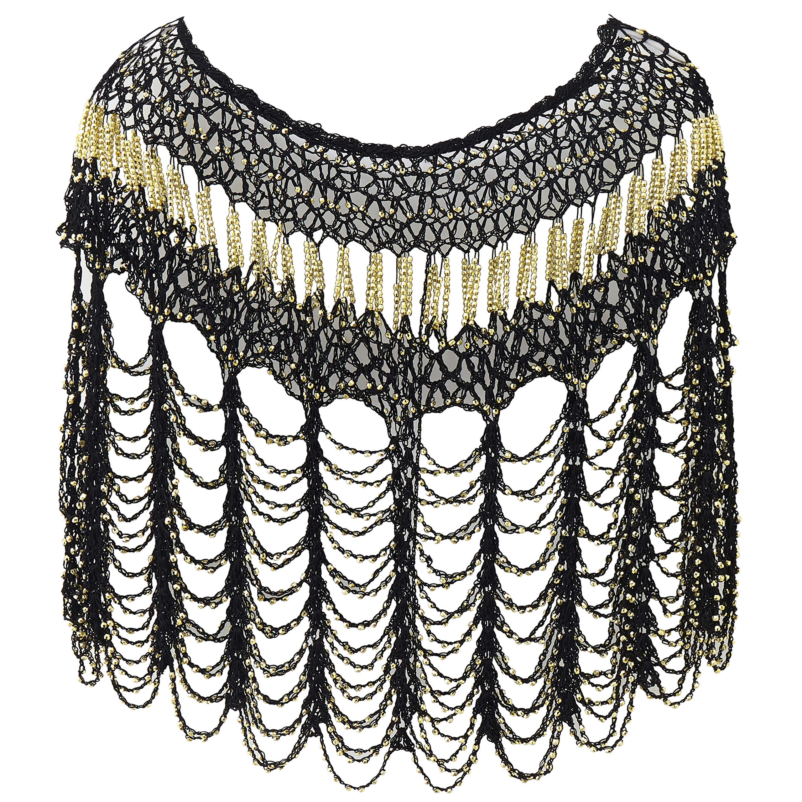 BABEYOND 1920s Shawl Wraps Gatsby Beaded Evening Cape Bridal Shawl Bolero Flapper Cover Up BABEYOND 1920s Shawl Wraps Gatsby Beaded Evening Cape Bridal Shawl Bolero Flapper Cover Up