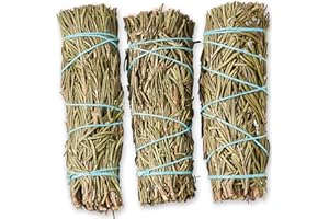 JL LOCAL Rosemary Smudge Sticks 4 Inch | Rosemary Sage Smudging Wands | Wholesale Sage Bulk Sage Kit | Salvia Blanca para Limpiar | Sustainably Sourced California Sage