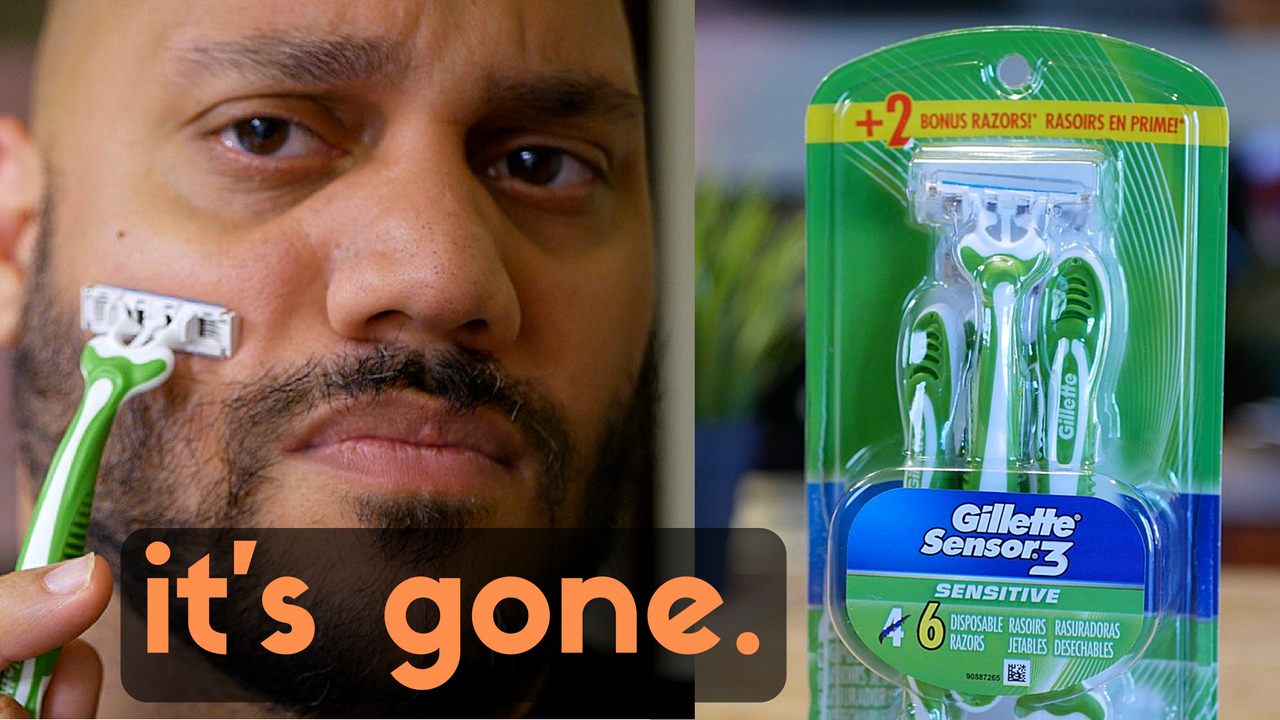 Watch Gillette Sensor 3 Razor Review on Amazon Live