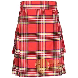 Goldia Clothes Industry Tartan Kilts l Men's