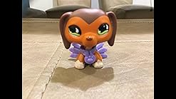 Amazon Com Littlest Pet Shop Dachshund Savvy Savvanah Reed Lps Dog Figure Toy 675 Toys Games