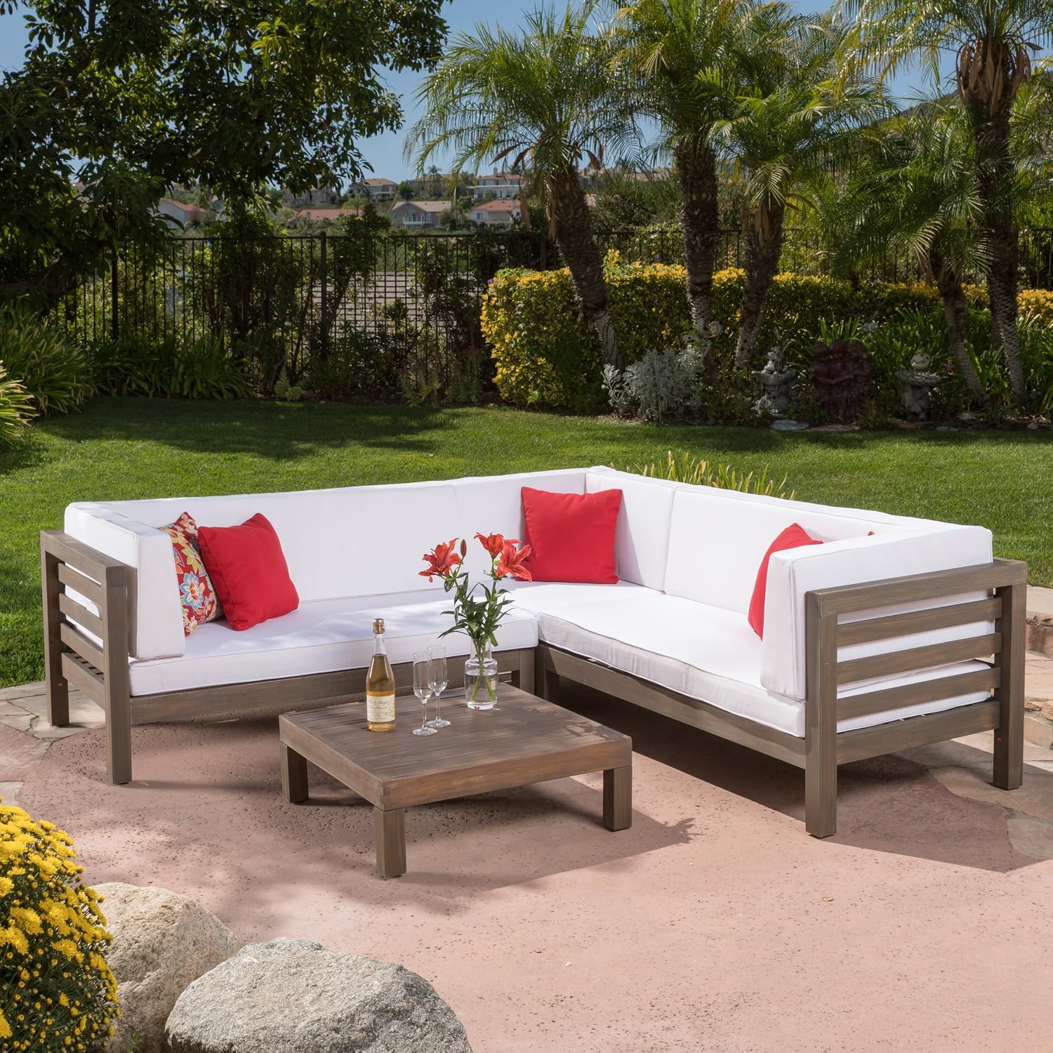 small outdoor space