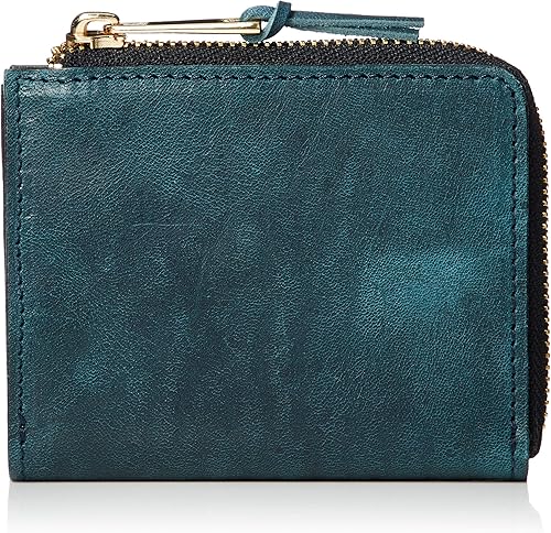 Amazon ジャパン ファクトリー 姫路産馬革 L字ファスナー コンパクト財布コードバン メンズ レディース ネイビー Jaw015 Navy Navy Japan Factory ジャパン ファクトリー 財布