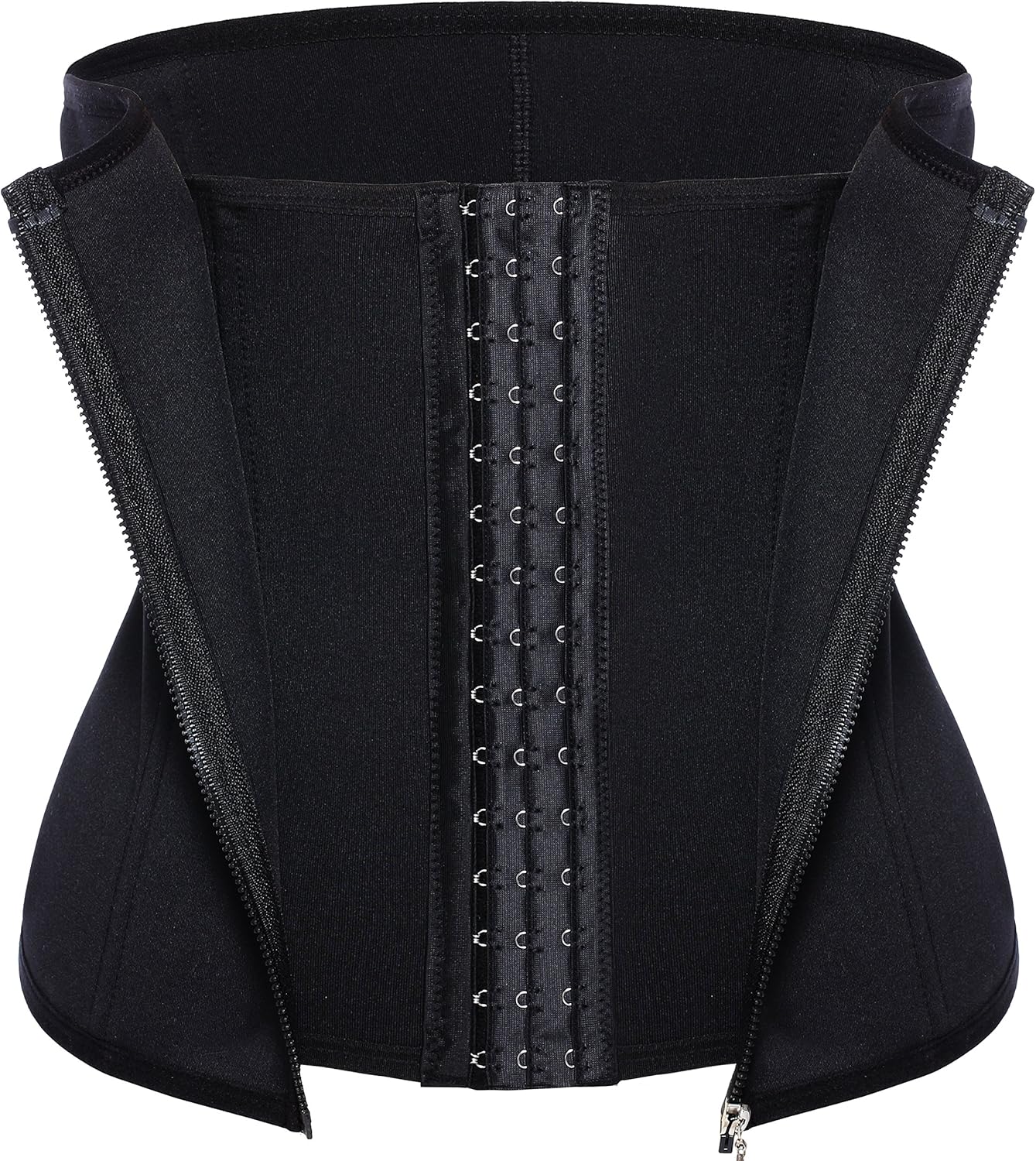 Women Waist Trainer Corset Cincher Zipper Body Shaper for Weight Loss Girdle Top Tummy Underwear Shapewear Workout Shirt at  Women’s Clothing store