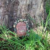 FHFY Garden Fairy Door 11 cm Tall Resin Rustic Decorative Micro Door view 6