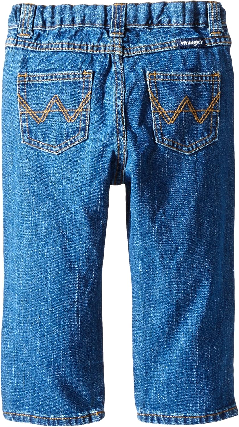 Wrangler Authentics Boys’ Relaxed Straight Jean, Larado, 2T: Clothing