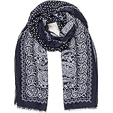 Scarf for Men Lightweight Paisley Fashion Scarves Man Gentleman Summer Fall