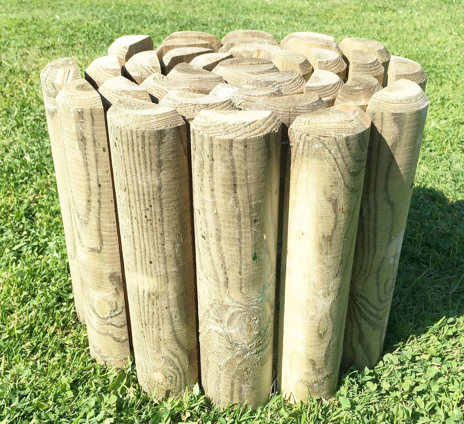 200mm x 2.4m Log Roll Border Edging Amazon.co.uk Garden & Outdoors