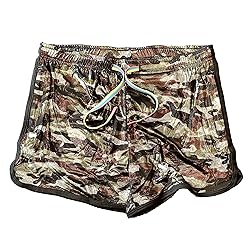 Mens Running Booty Shorts, Zippered Pockets, Rave