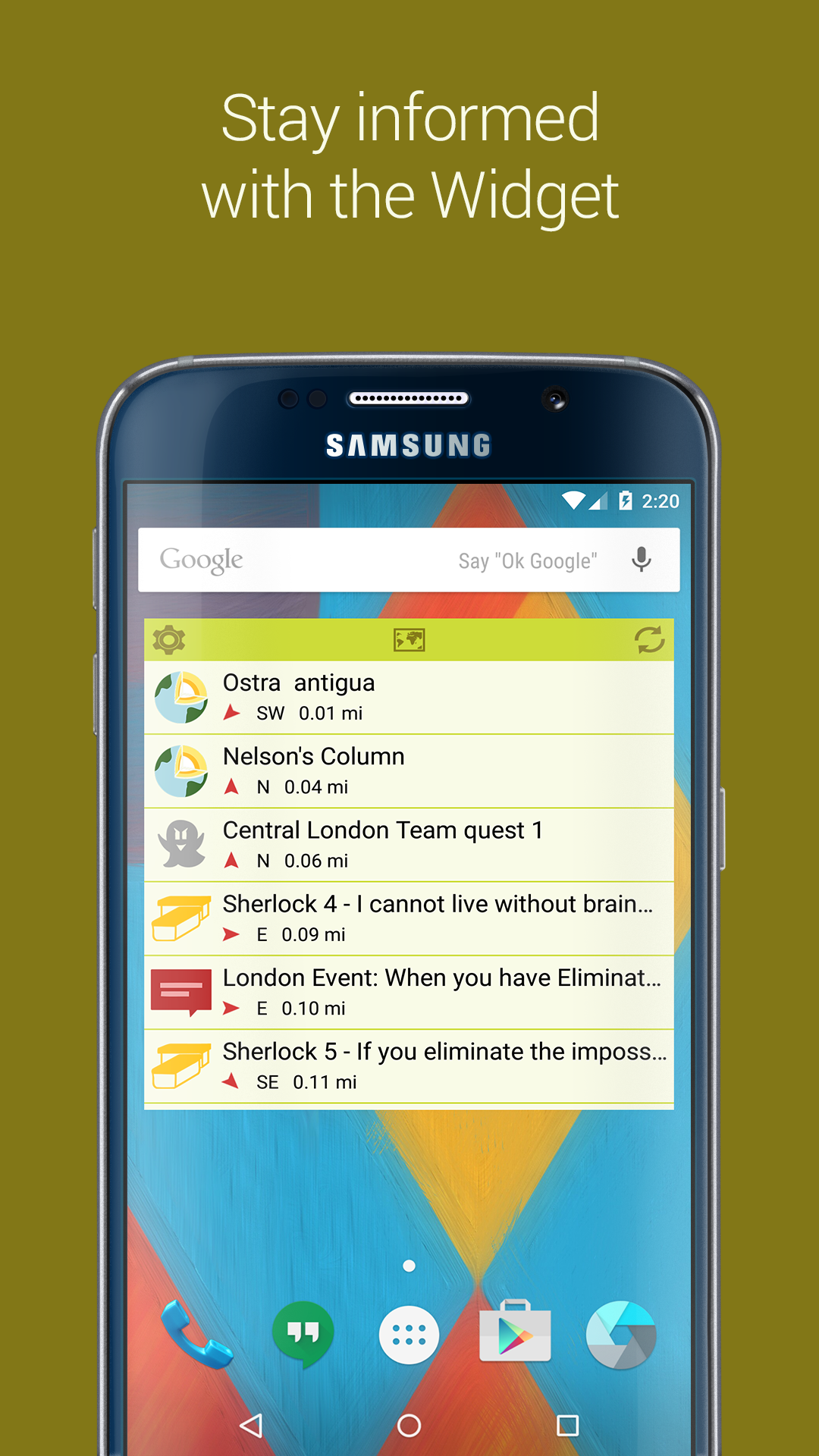 Geocaching App & Widget