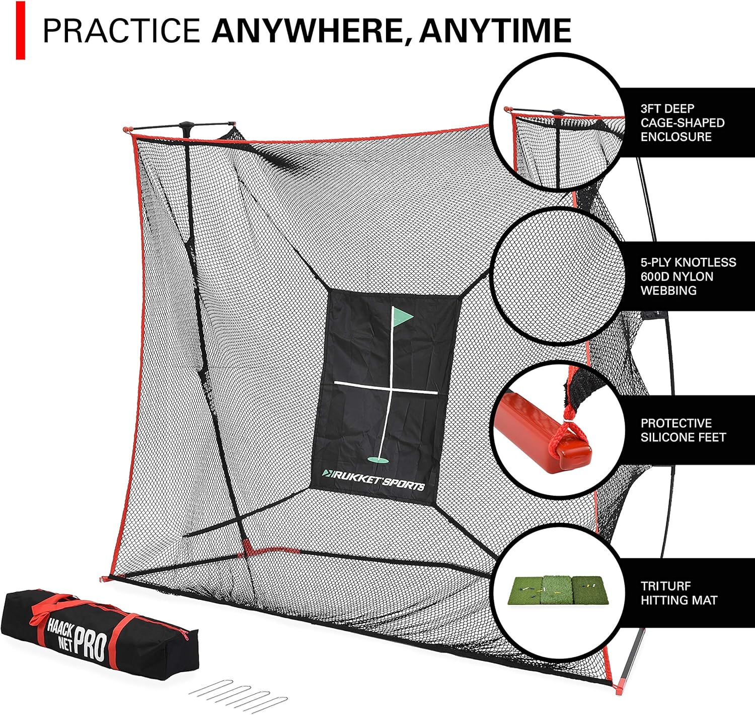 Rukket Sports Haack Pro Golf Net