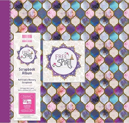 First Edition Albums Free Spirit Stripes Scrapbook Album 12 X 12 30 5 X 30 5 Cm Multicolor 12x12 Acid Ligin Free Acredited Labortary Certified Amazon Co Uk Home Kitchen