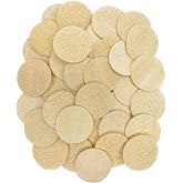 36 pcs/Set Natural Exfoliating Face Pad Loofah Sponge Facial Brush - Makeup Remover - Shower Scrubber - Remove Dead Skin - Body Bath Spa for Men &amp; Women - Renewable Resource - Pack of 36
