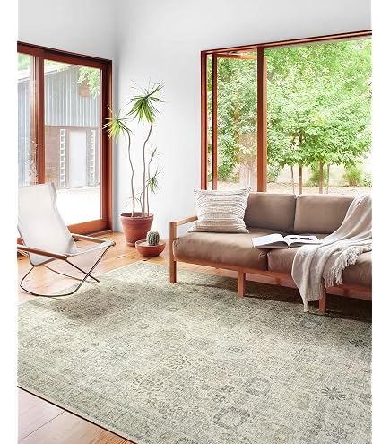 Amazon.com: Loloi Skye Collection SKY-14 Natural/Sage 7'-6