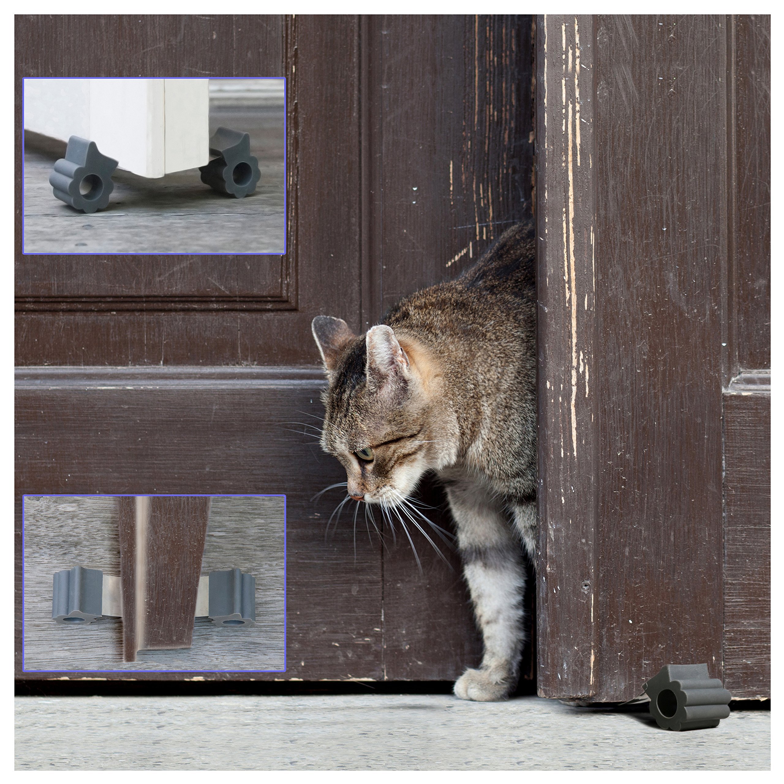 Door Stopper Revolutionary New Design Stops Movement Forward and Backward Holds Doors