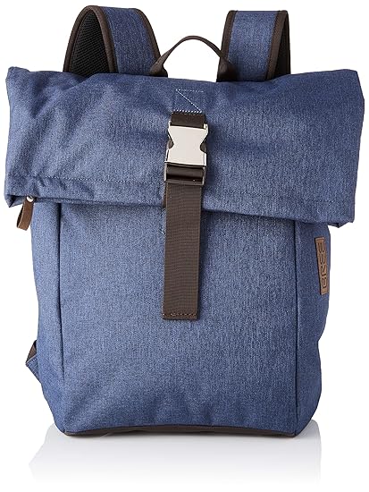BREE Collection Unisex-Erwachsene Punch Style 93, Jeans Denim, B.p. M S19 Rucksack, Blau, 12x46x28 cm