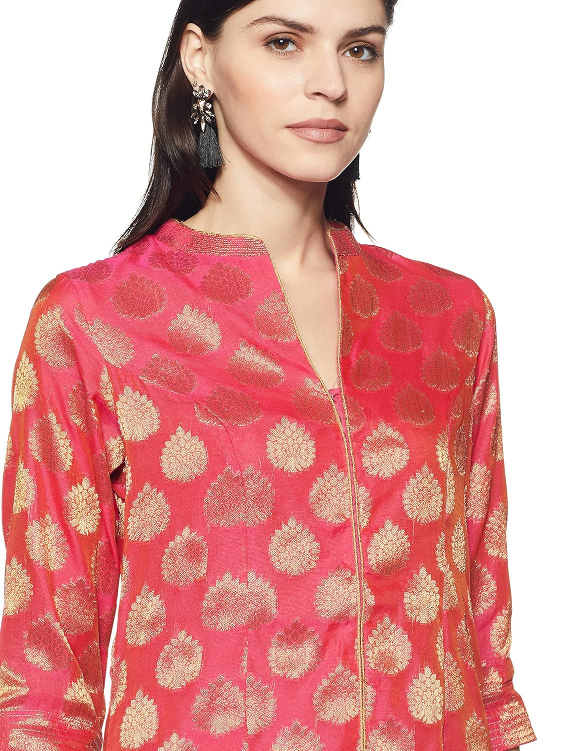 biba women's a line salwar suit set