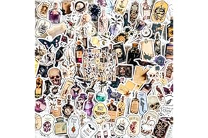 Vintage Medieval Apothecary Potion Labels Stickers - 100 Pcs Gothic Dark Dark Academia & Witchcraft Halloween Decor Stickers 