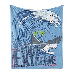 Ambesonne Vintage Throw Blanket, Extreme Sports