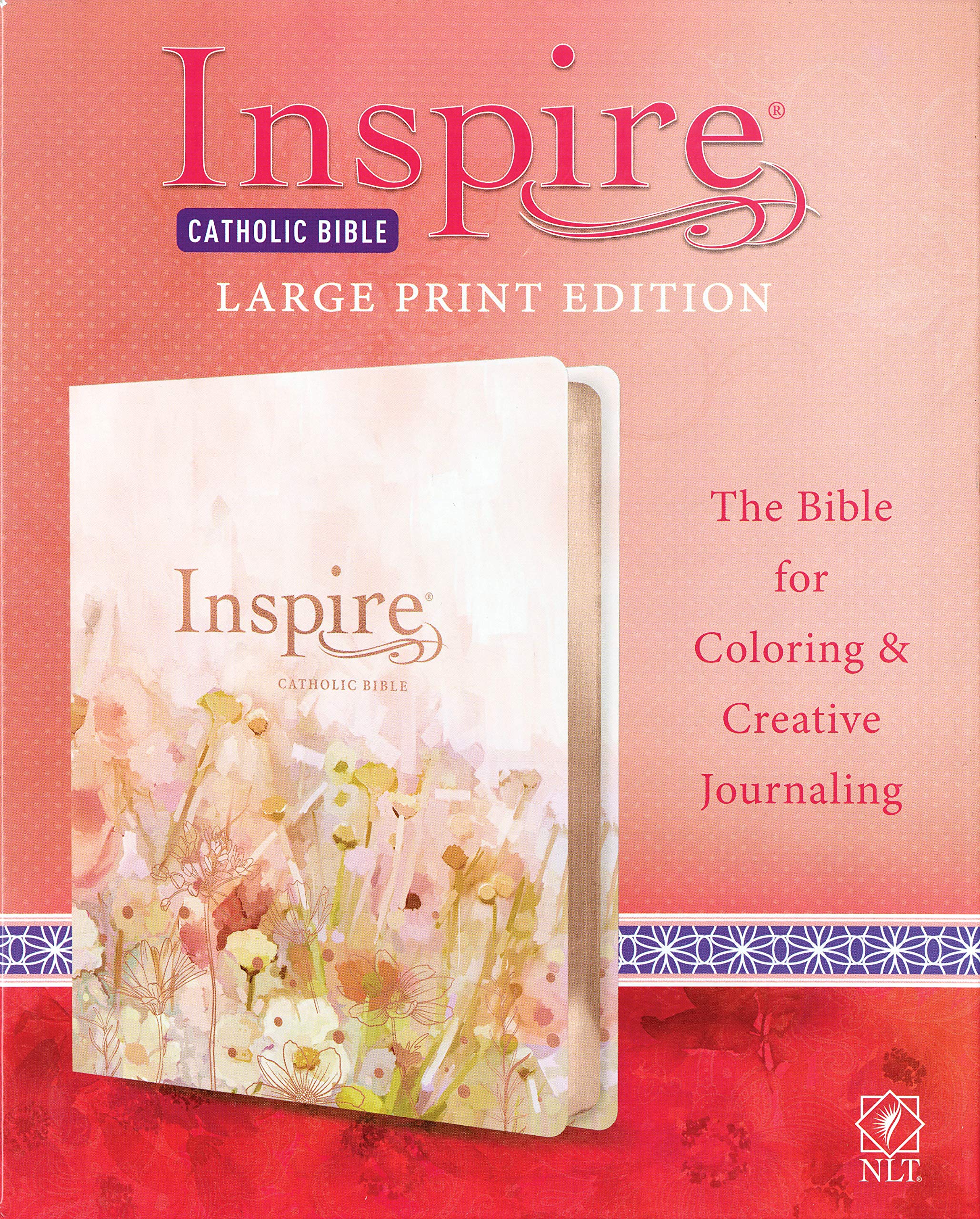 Inspire Catholic Bible NLT Large Print (LeatherLike, Multicolor): The Bible for Coloring & Creative Journaling Inspire Catholic Bible NLT Large Print (LeatherLike, Multicolor): The Bible for Coloring & Creative Journaling Imitation Leather