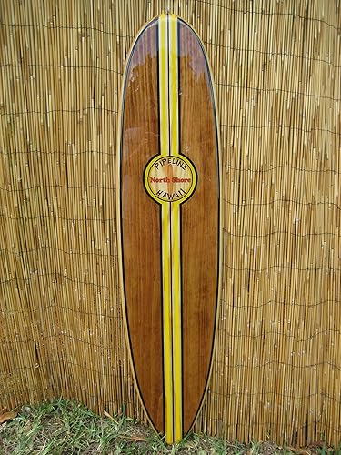 Amazon Com Solid Wood Wall Hanging Decorative Surfboard For A