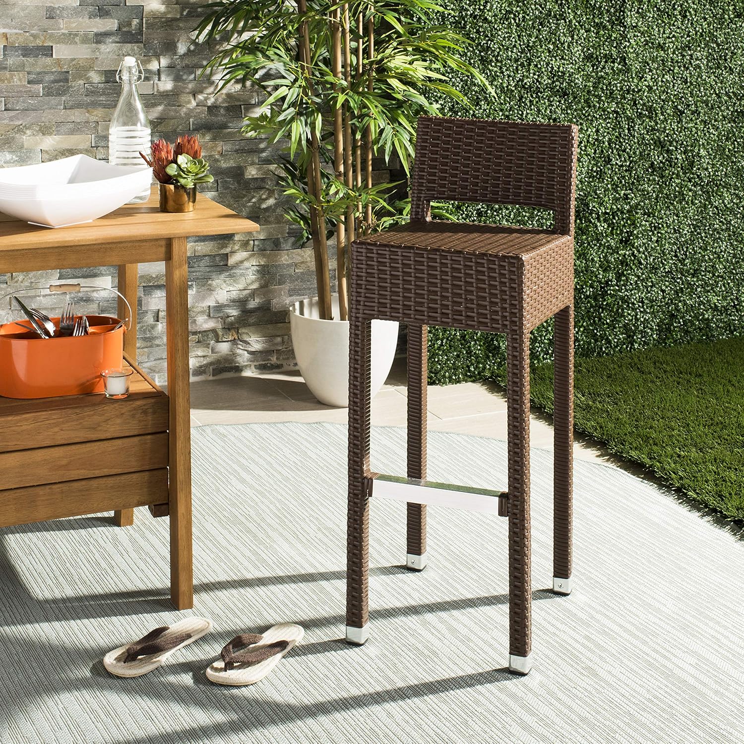 Best Christopher Knight Home 295946 Stewart Outdoor Bar Stool