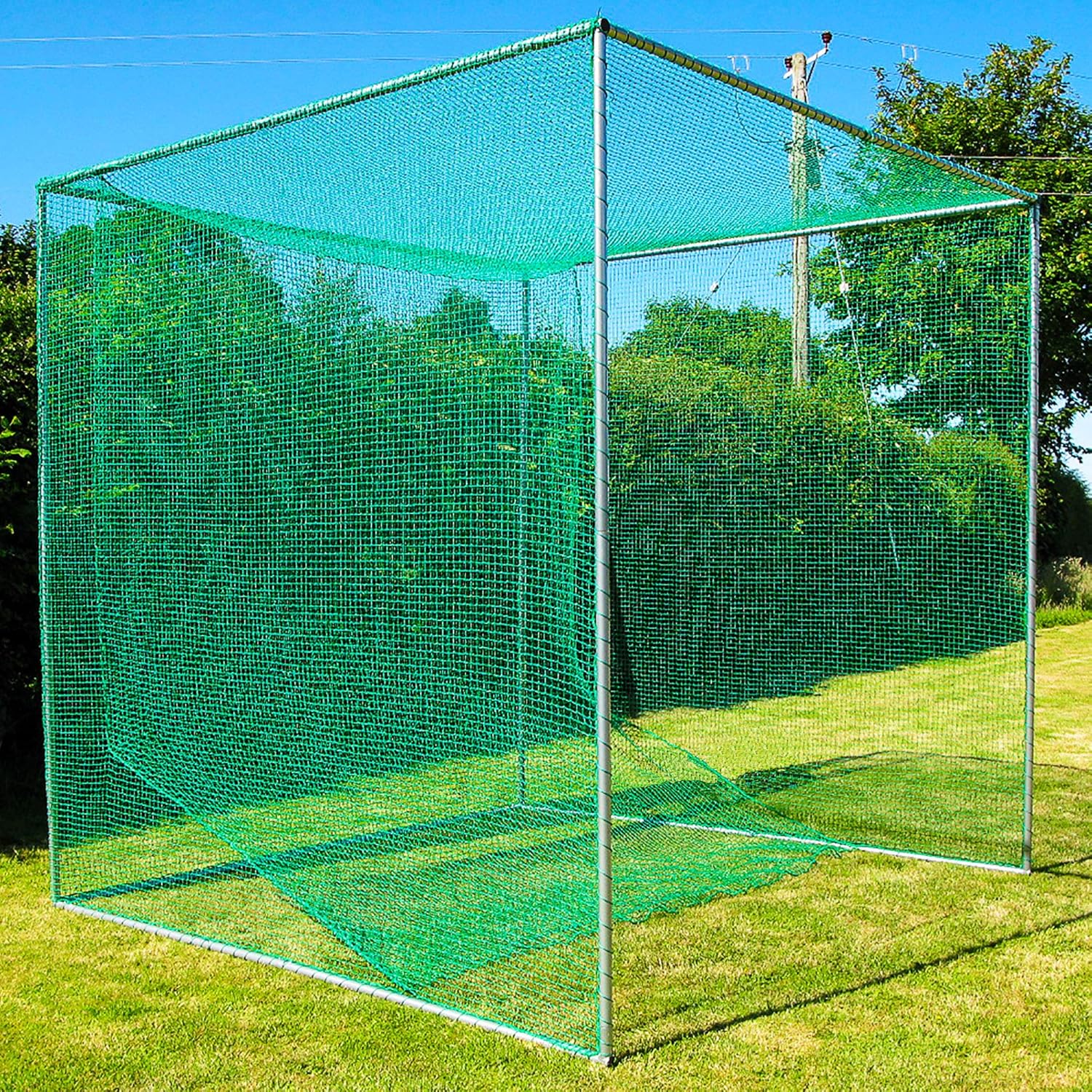 FORB Freestanding 10ft x 10ft x 10ft Golf Practice Cage (Option To Add