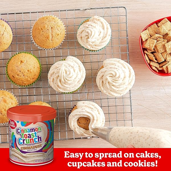 BETTY CROCKER CINNAMON TOAST CRUNCH FROSTING, MADE WITH CINNADUST, 16 OZ