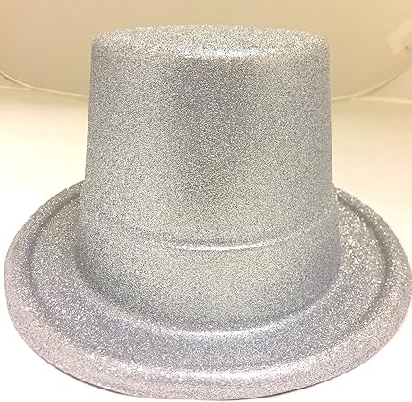 silver top hat