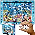 Think2Master Ocean Life 250 Pieces Jigsaw Puzzle Fun Educational Toy for Kids, Boys, Girls, School & Families. Great Gift for Boys & Girls Ages 8-10+ to Stimulate Learning. 14.2” X 19.3”