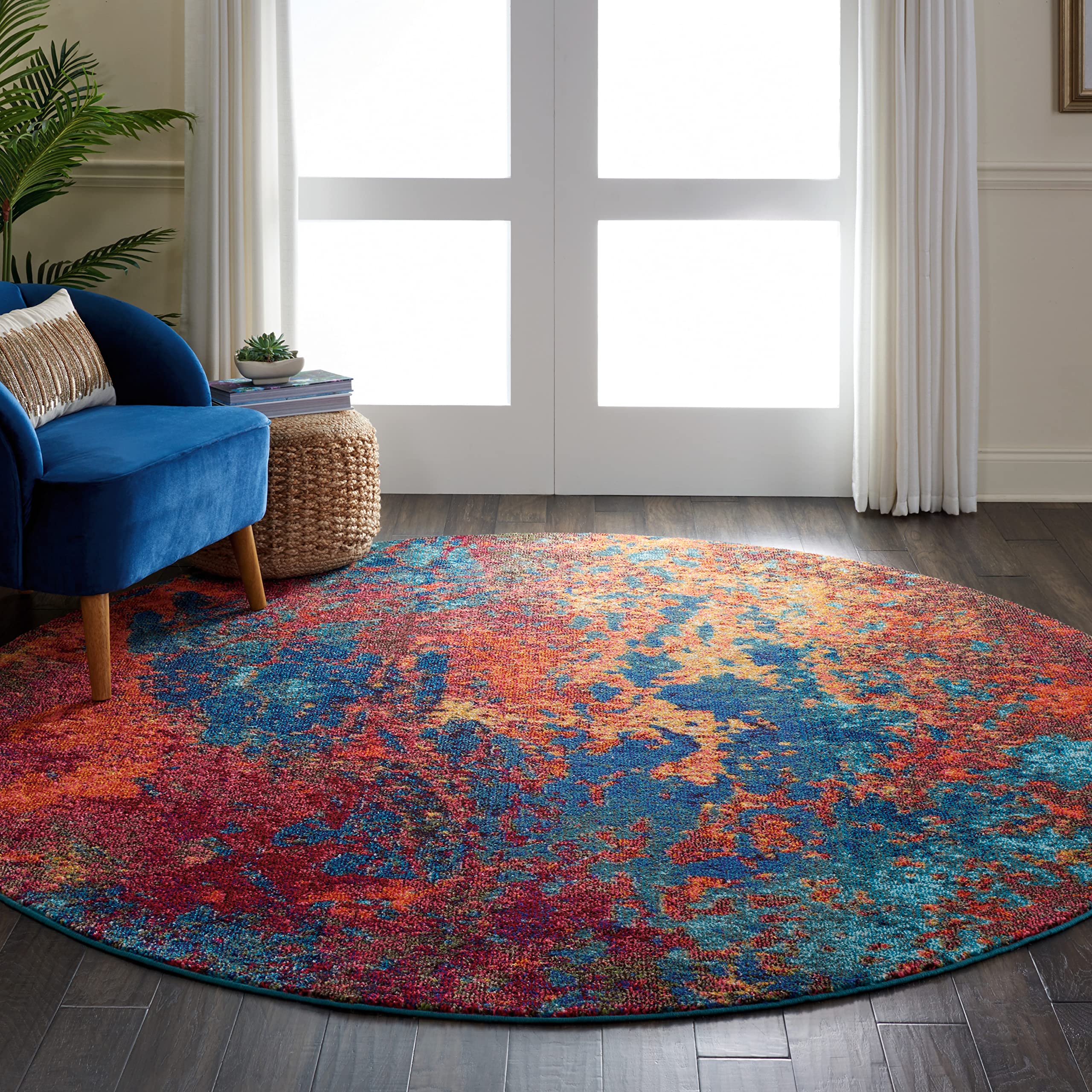 Rugs Direct Rug, POLYPROPYLENE, Multicoloured, 239cm x 239cm